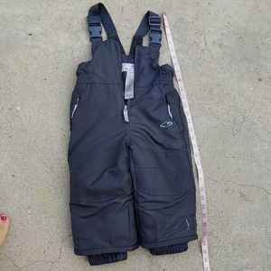 18 months unisex navy blue snow bib